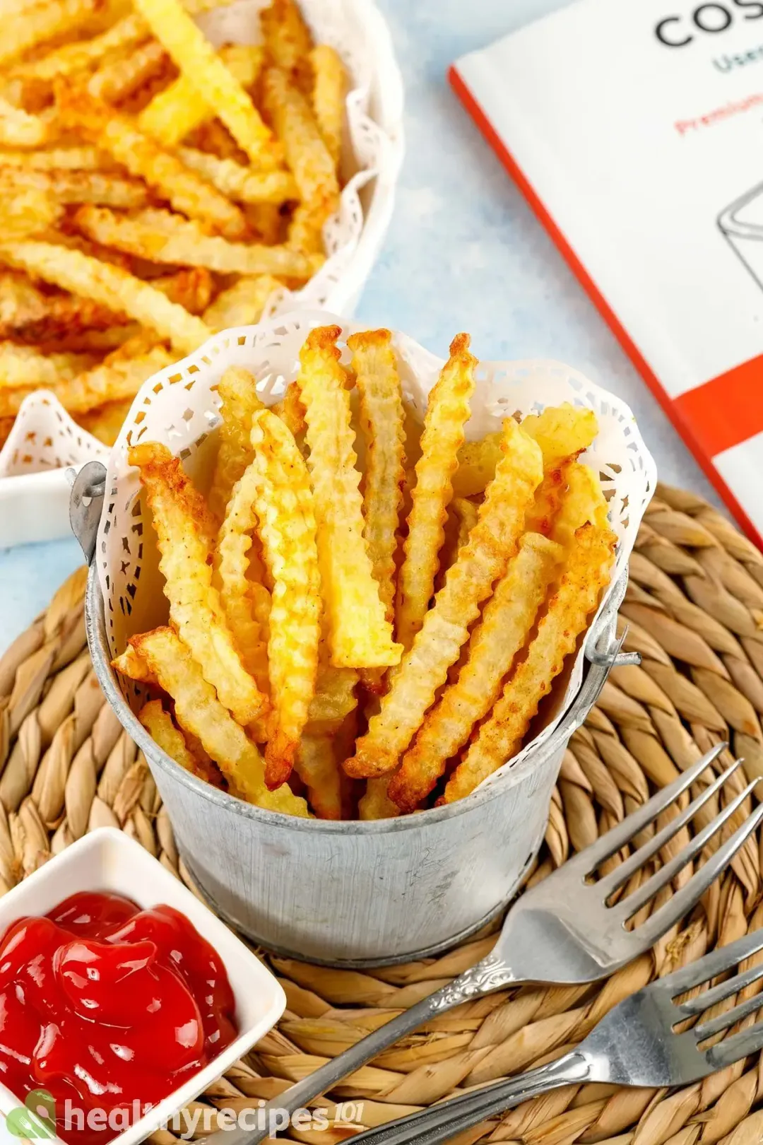 how to make frozen french fries in an air fryer