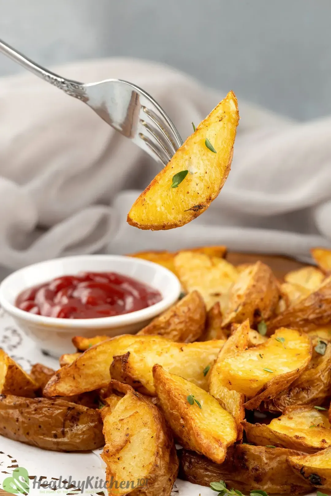 how to season potato wedges