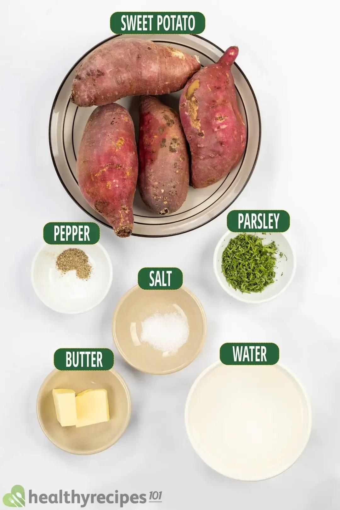 Ingredients for Our Instant Pot Sweet Potato Recipe