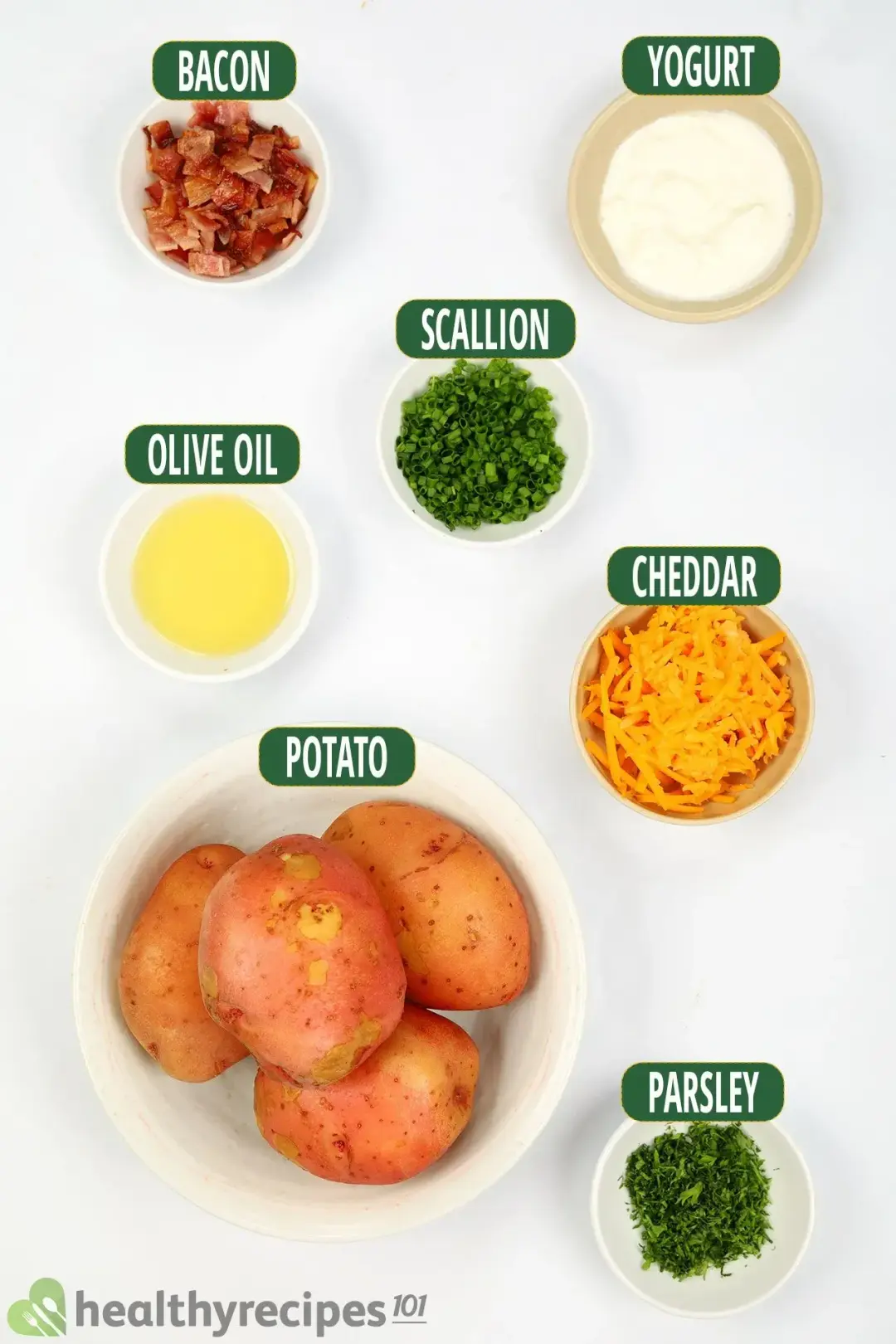Ingredients for This Potato Skins Recipe