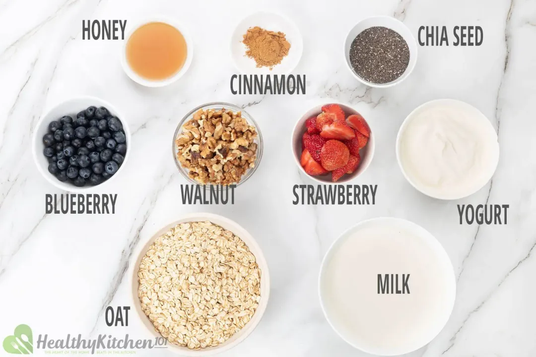 overnight oats ingredients