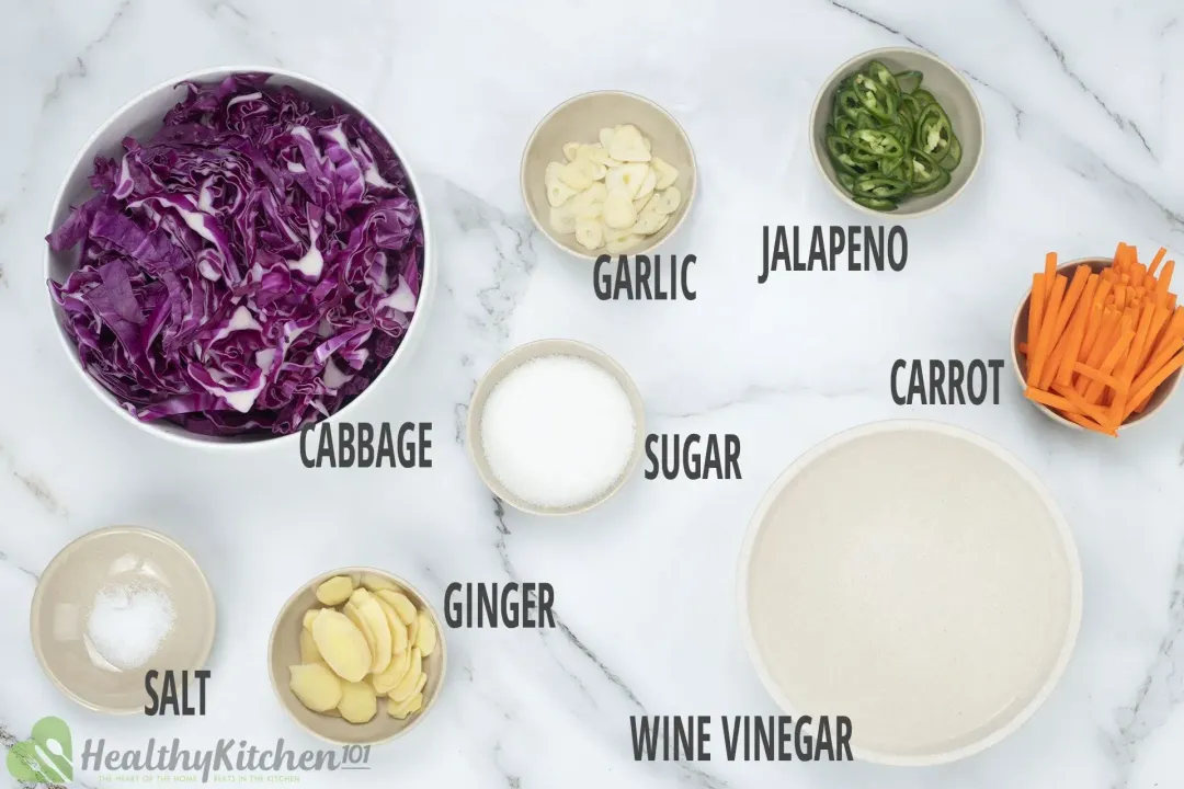 Pickled Cabbage Recipe Ingredients