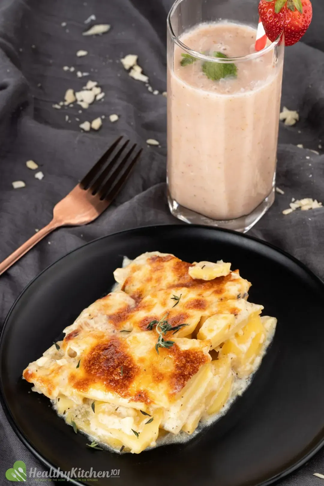 Prepping scalloped potatoes the night before