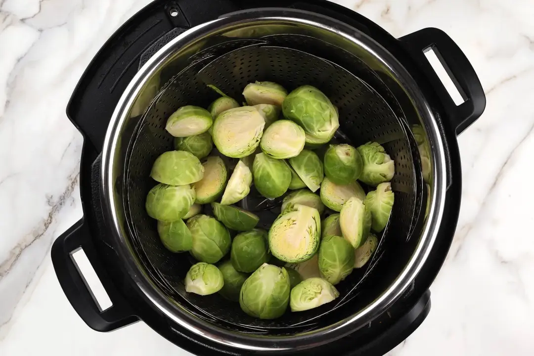 step 1 How to Cook Brussels Sprouts in the Instant Pot