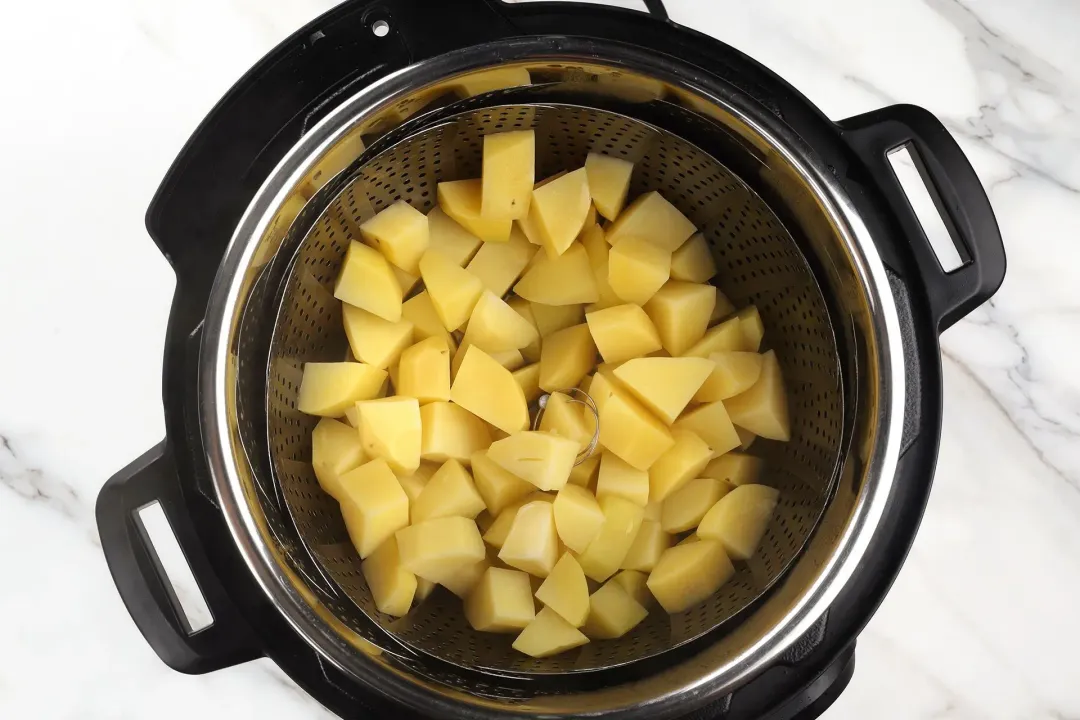 step 1 how to cook mashed potatoes in an instant pot