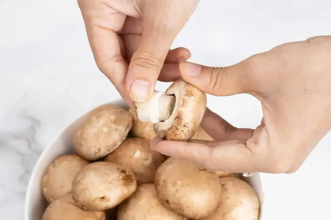 Step 1 Prep the mushrooms