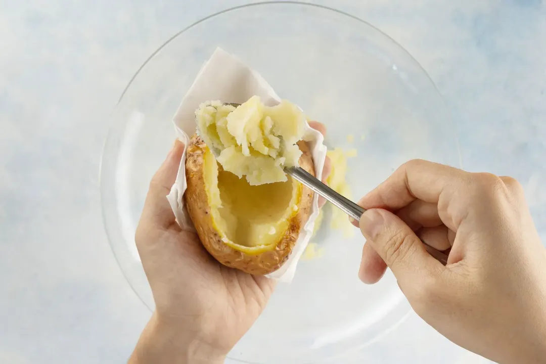 step 3 how to make a baked potato in air fryer