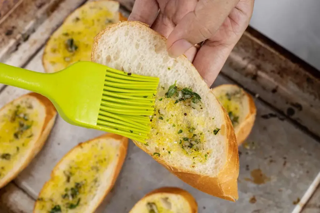 Step 3 Spread butter on bread slices