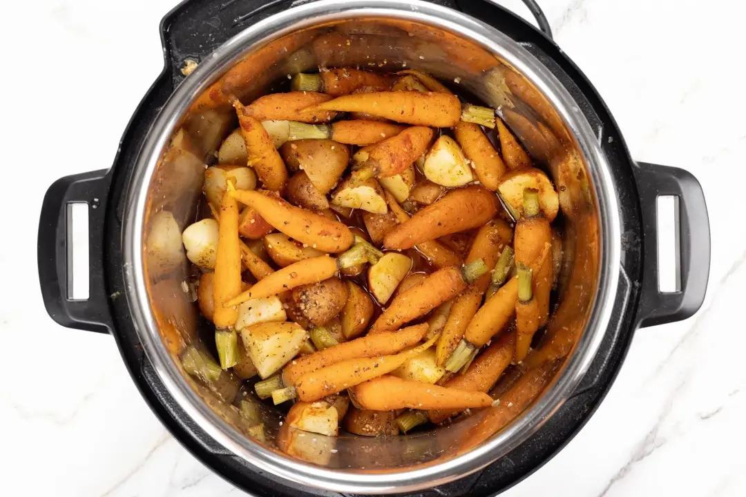 step 4 How to Cook Potatoes and Carrots in the Instant Pot