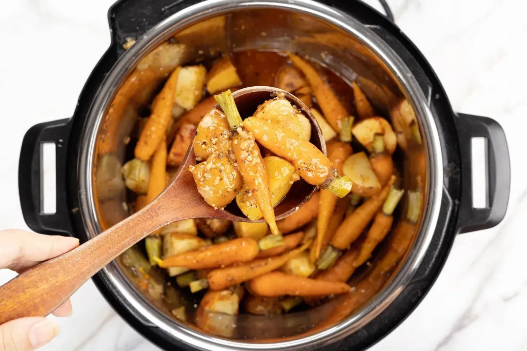 step 5 How to Cook Potatoes and Carrots in the Instant Pot