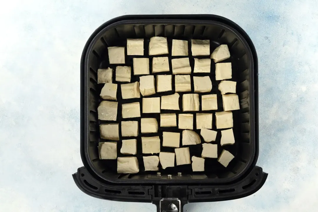 step 5 how to make fried tofu in the air fryer