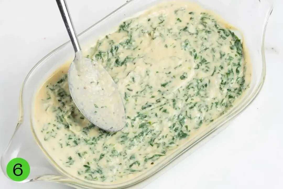 step 6 bake Spinach Artichoke Dip Recipe