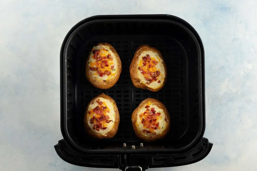 step 6 how to make a baked potato in air fryer