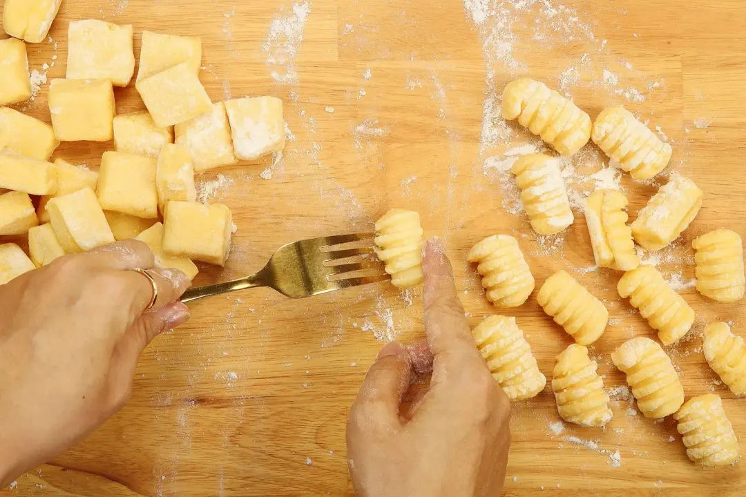step 6 How to make gnocchi potato