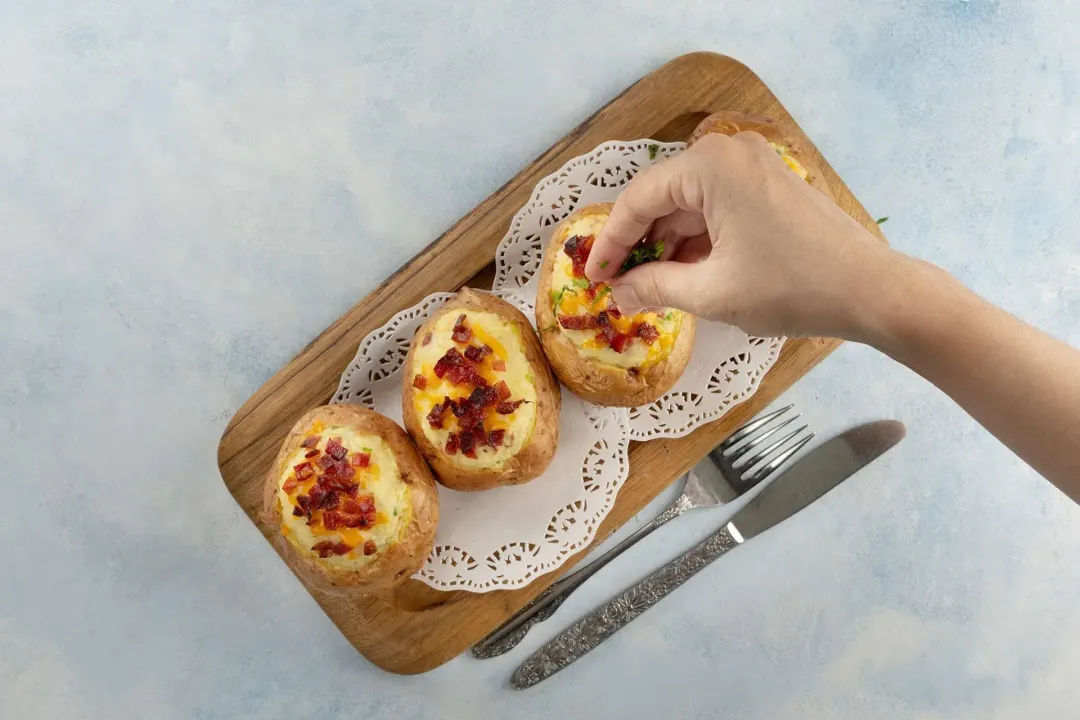 step 7 how to make a baked potato in air fryer