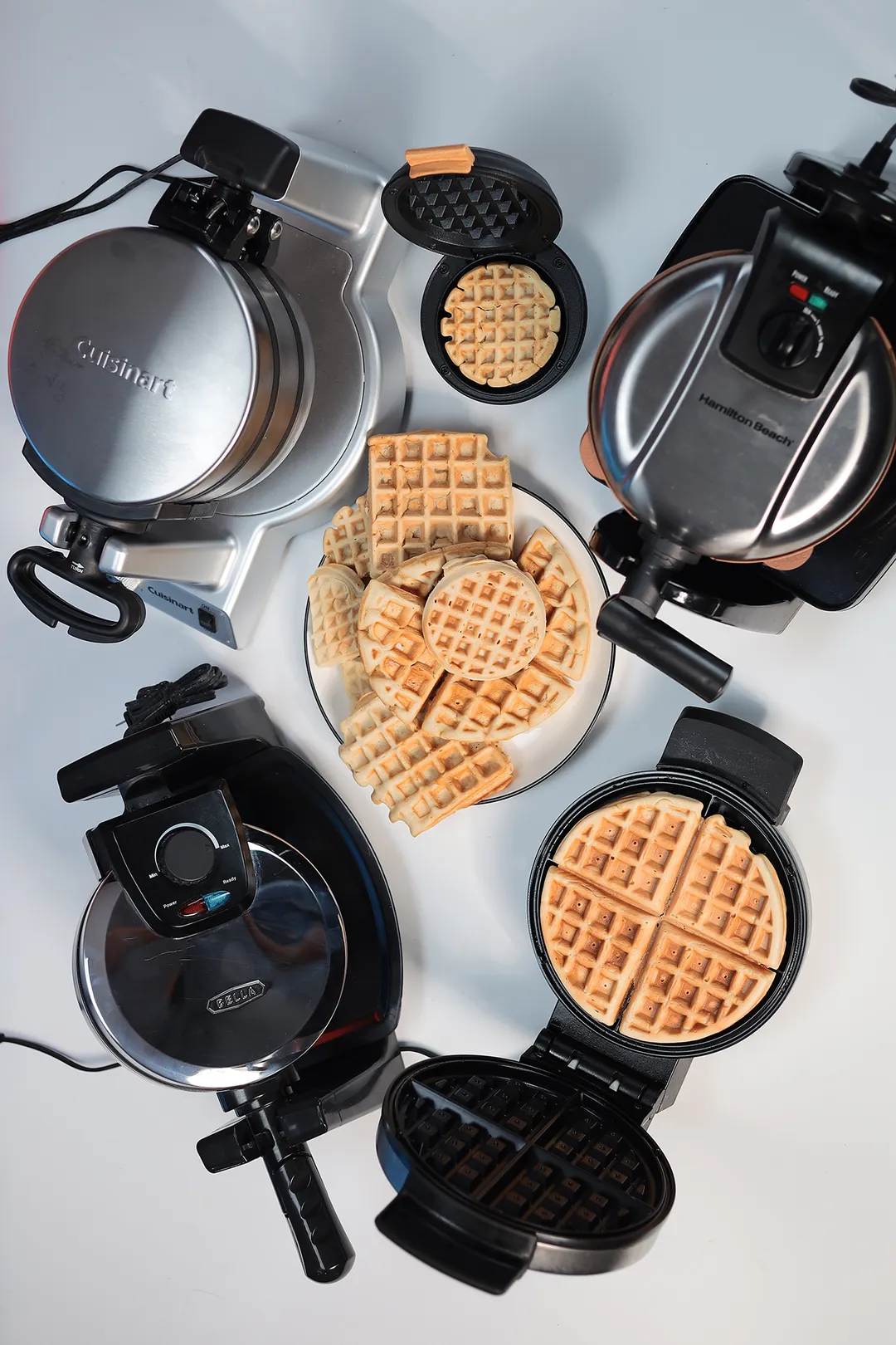 testing waffle maker to find out the best