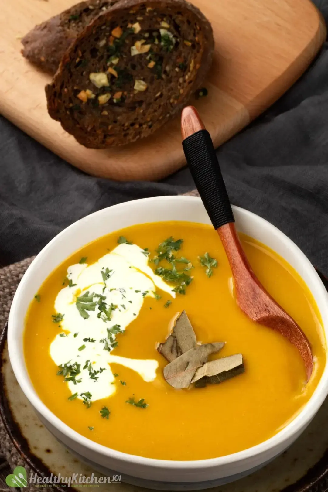 what goes with pumpkin soup