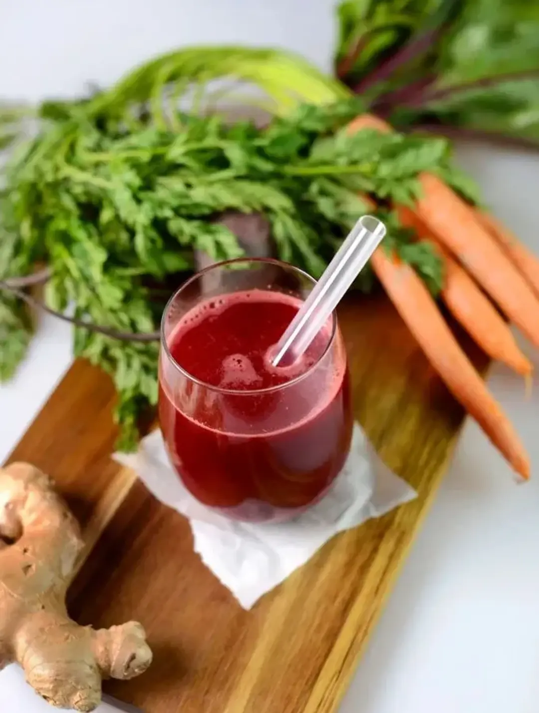 Beet Apple Carrot Ginger Juice