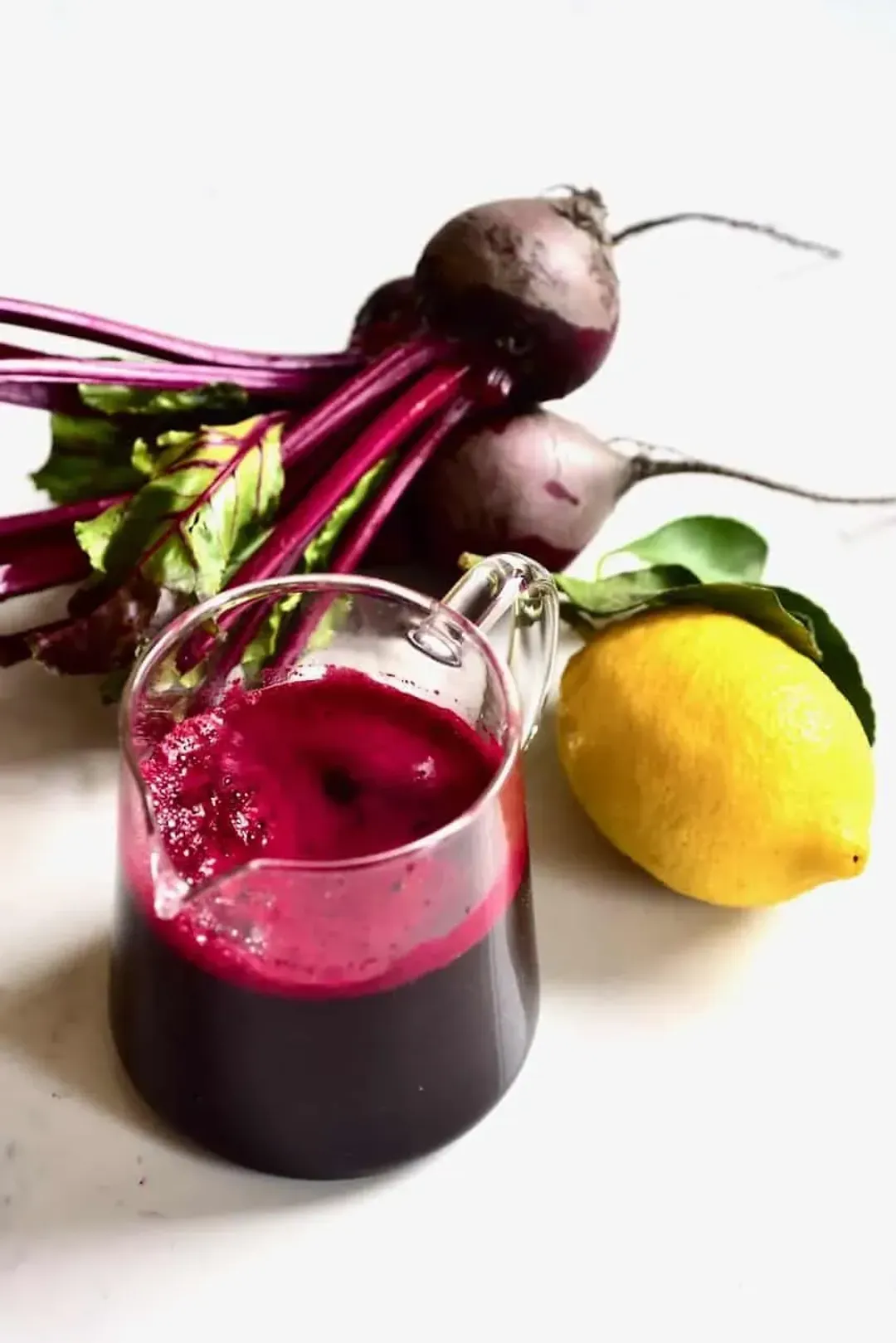 Beet ginger juice