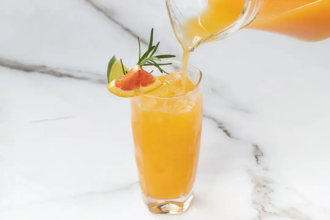 garnish and serve over ice grapefruit juice and tequila