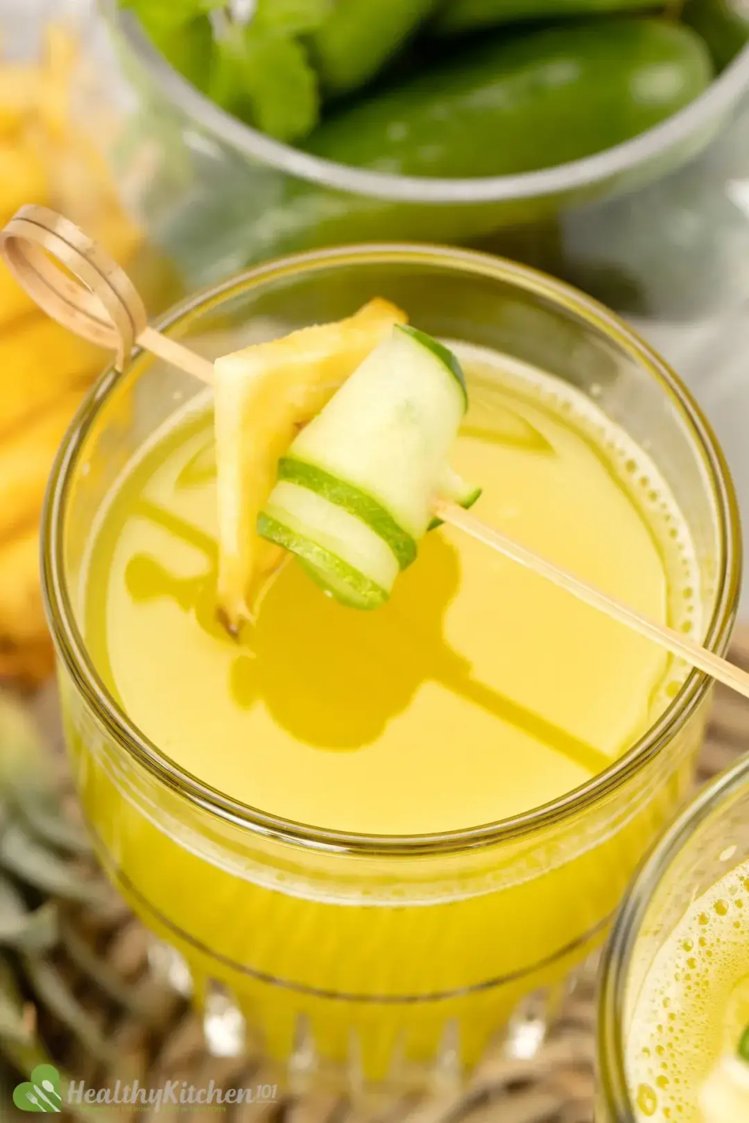 Healthy Pineapple Cucumber Juice Recipe