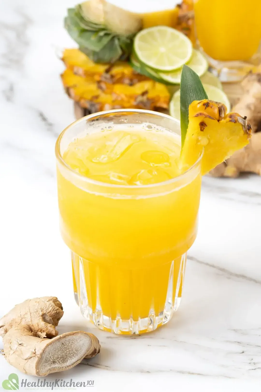 Healthy Pineapple Ginger Juice Recipe