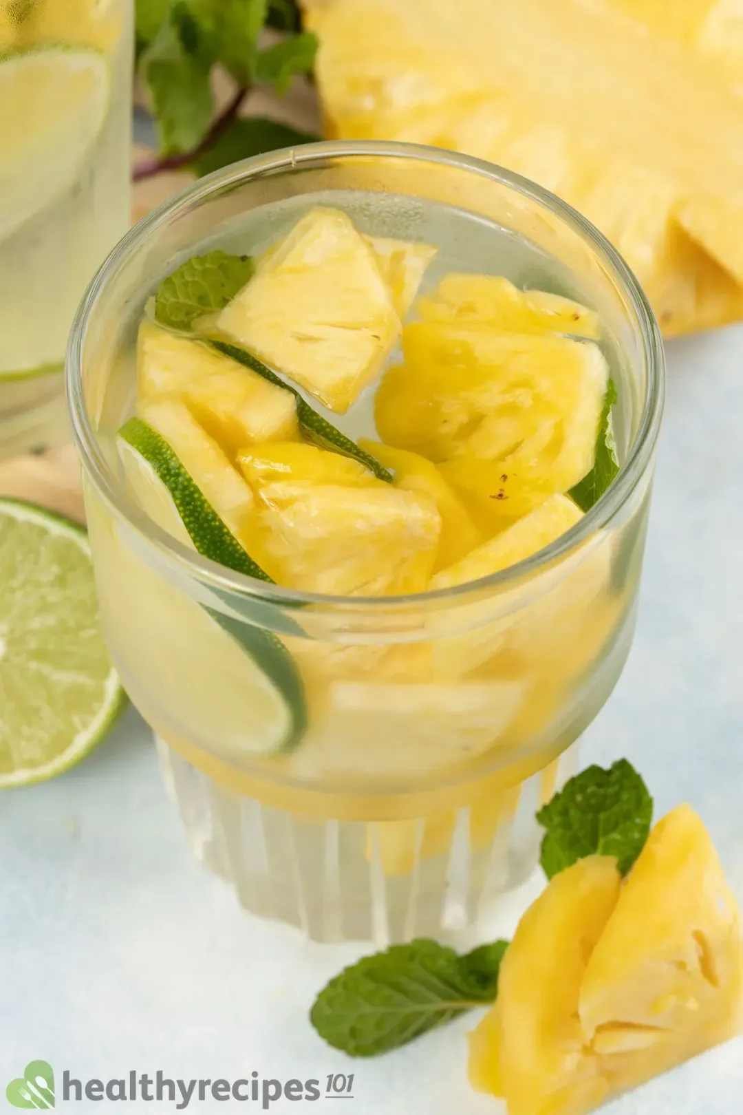 homemade pineapple water
