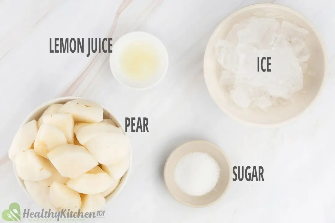 how to cut a pear for juicing