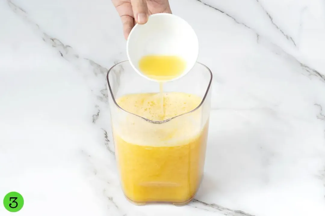 How to juice Pineapple Mango step 3