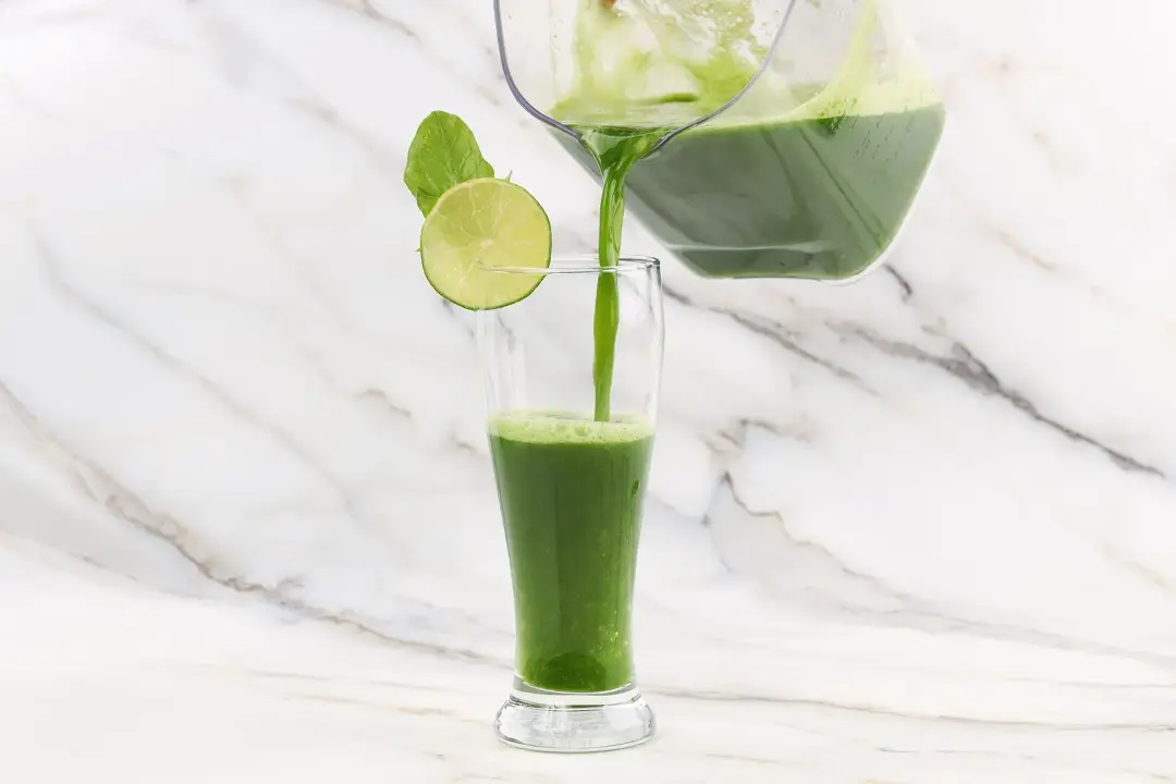Spinach Juice step by step