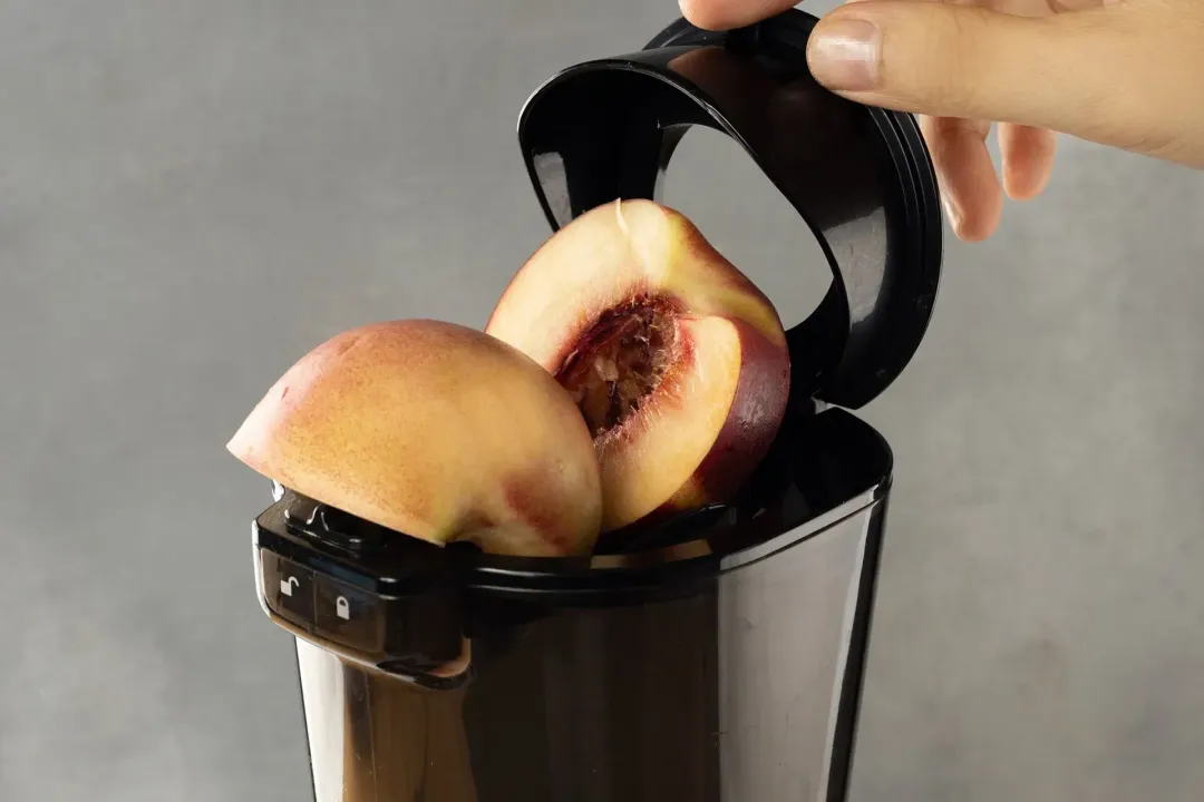 step 1 how to make peach juice