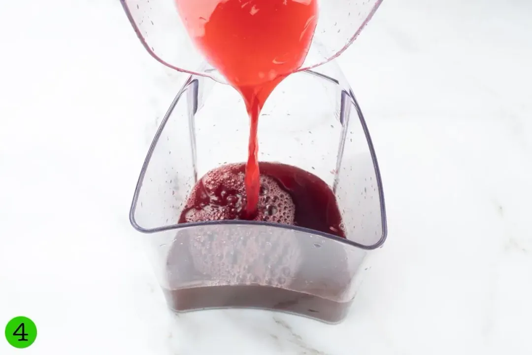 Step 4 Combine the juices Pomegranate Blueberry Juice
