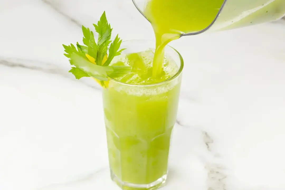 step 4 how to make pineapple celery juice