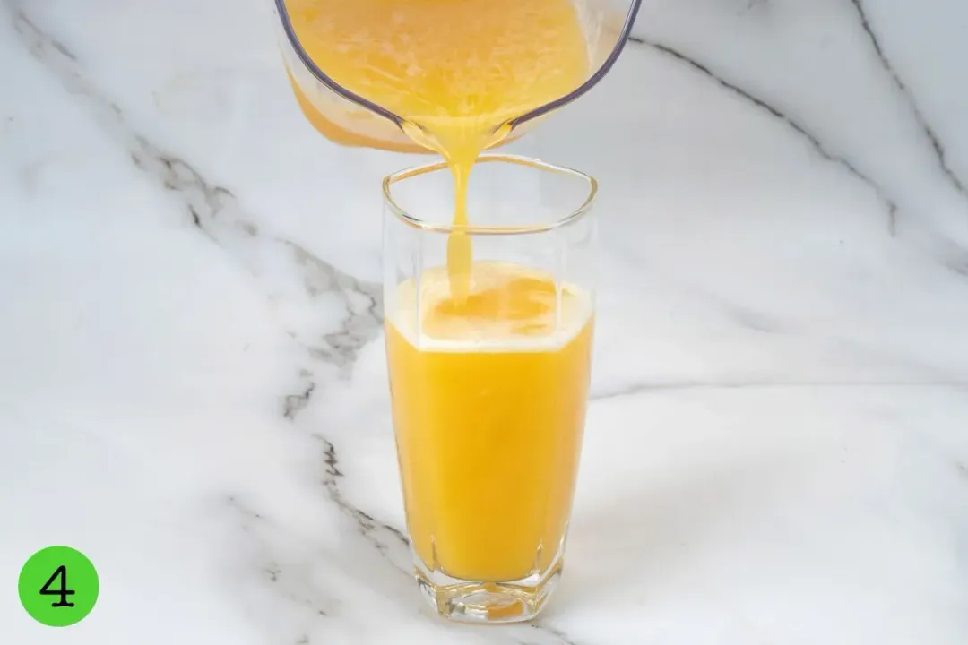 step 4 serve pineapple ginger juice