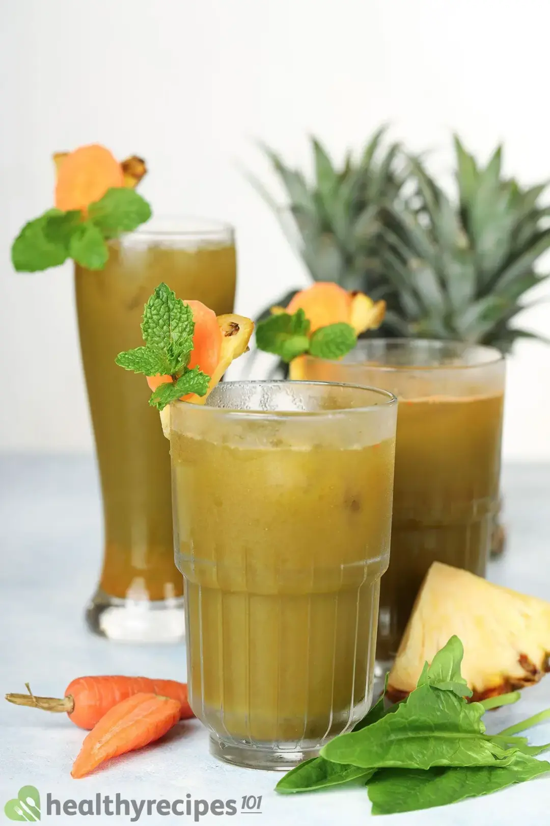 storage and Freezing Spinach Carrot Juice