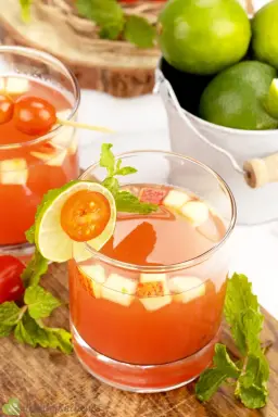 Рецепт приготовления томатного коктейля из сока
