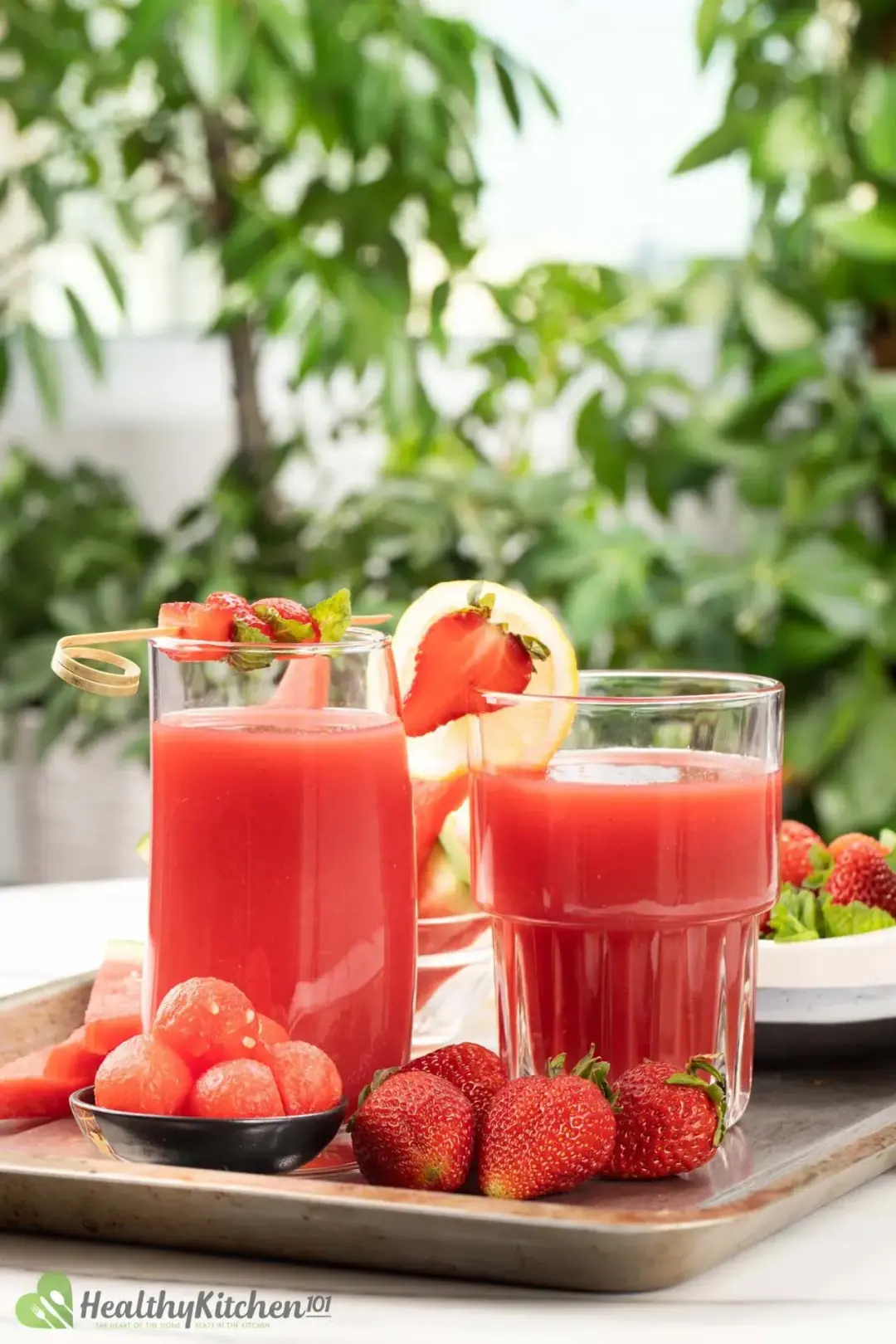 watermelon strawberry juice