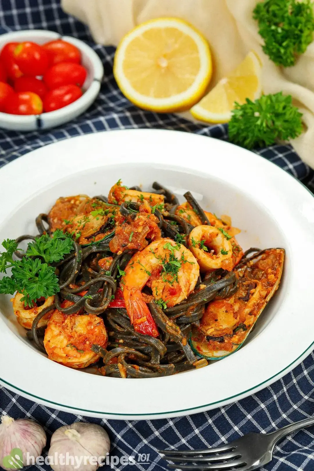 How to Store and Reheat Squid Ink Seafood Pasta