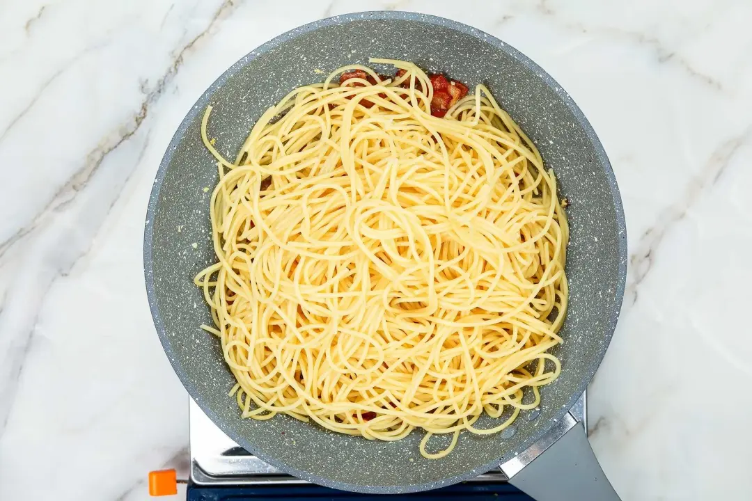 step 4 How to make carbonara pasta