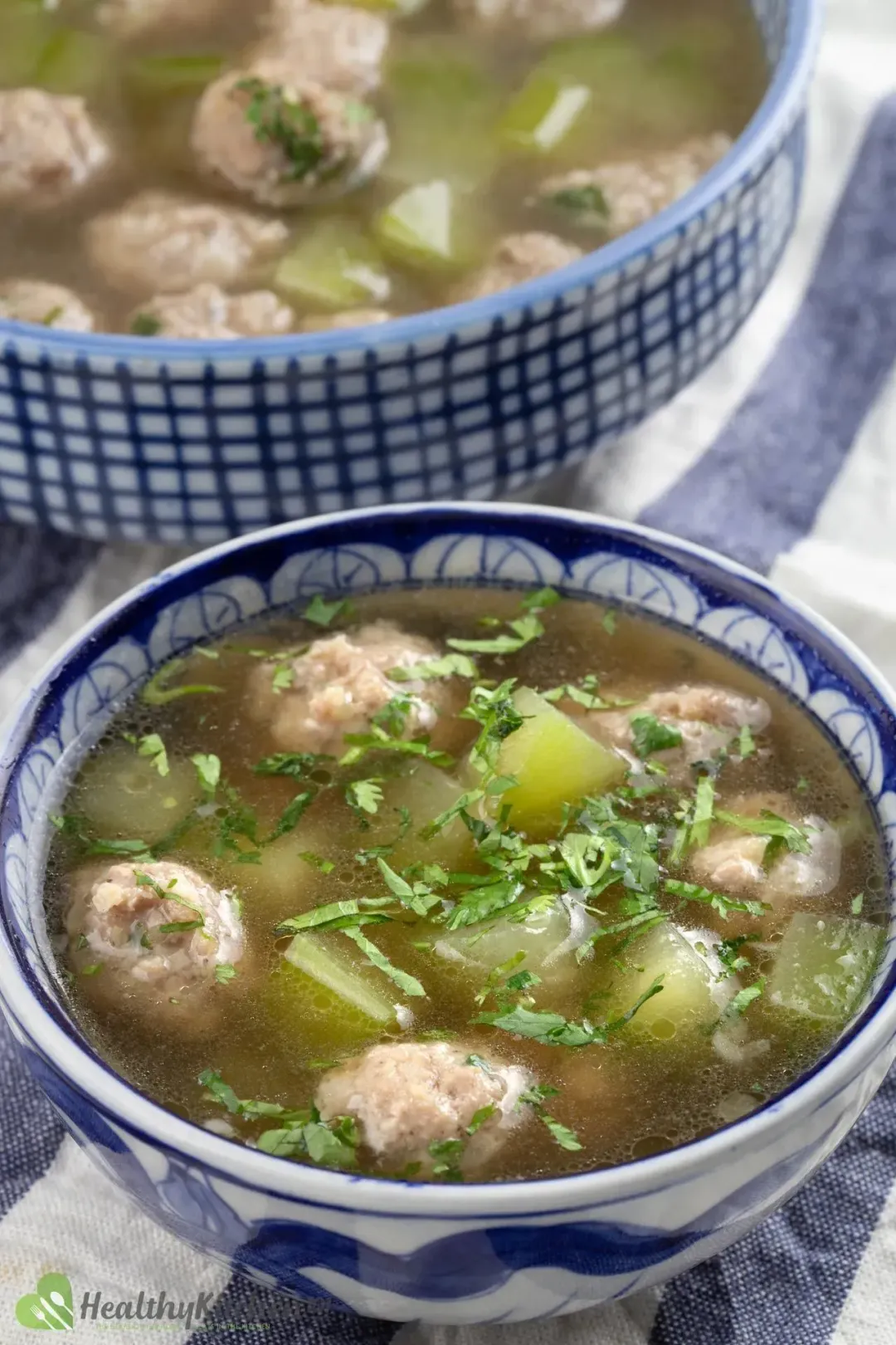 Healthy Winter Melon Meatball Soup Recipe