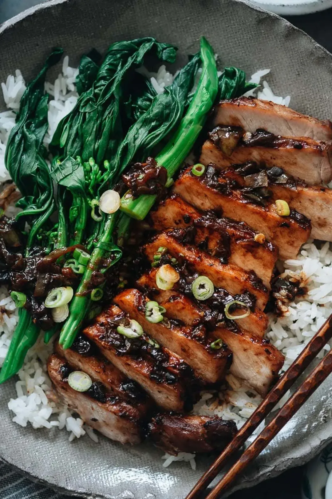 Instant Pot Pork Chops with Black Bean Sauce