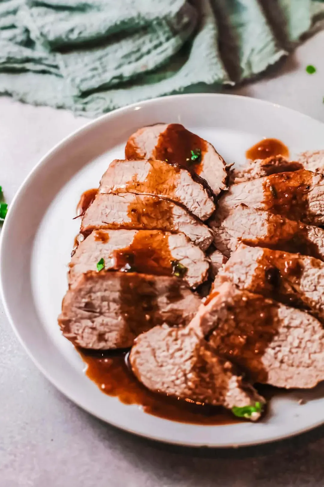 Instant Pot Pork Tenderloin With Spicy Balsamic Glaze