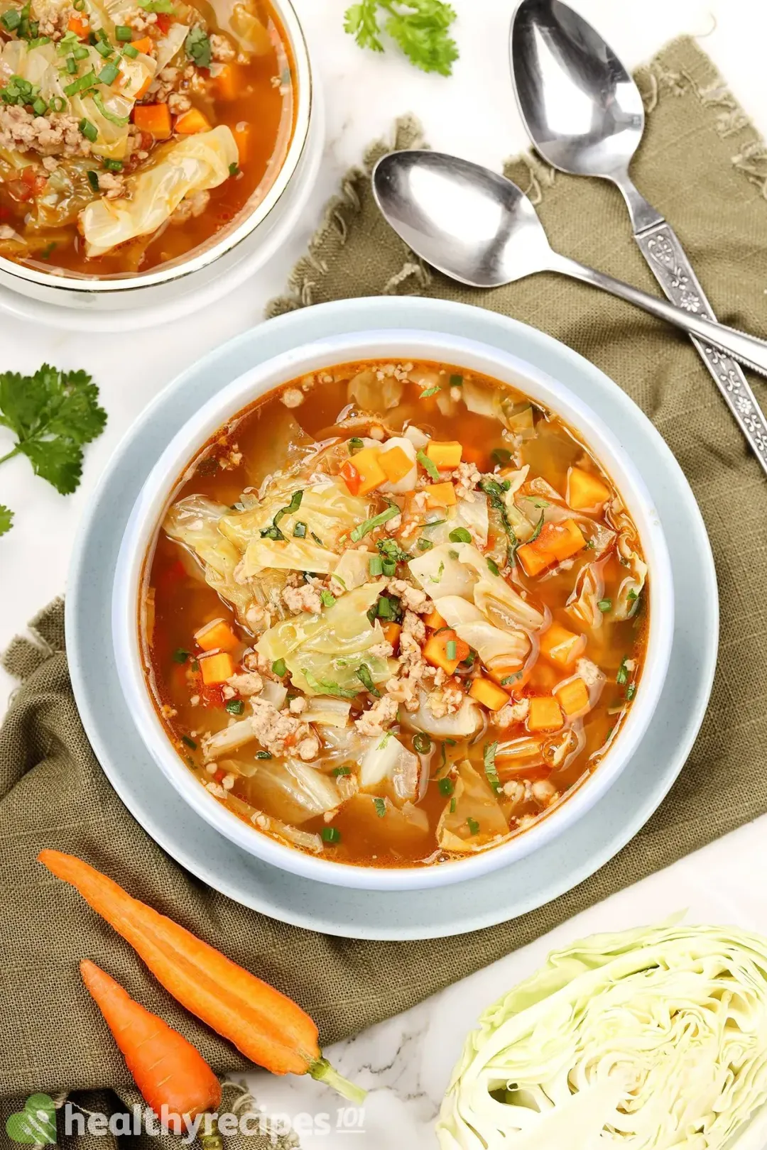 store and reheat cabbage soup
