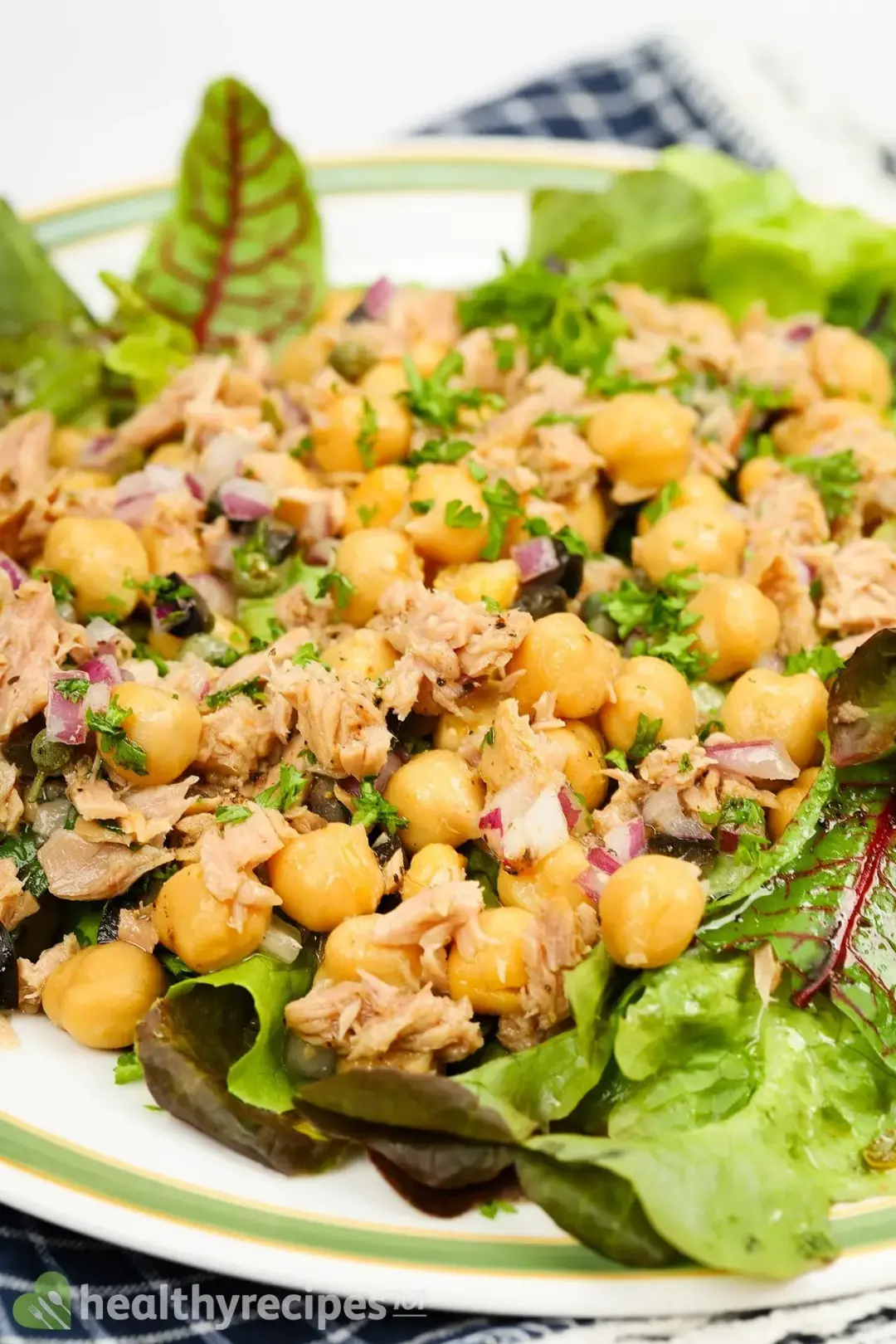 Chickpea Tuna Salad Recipe