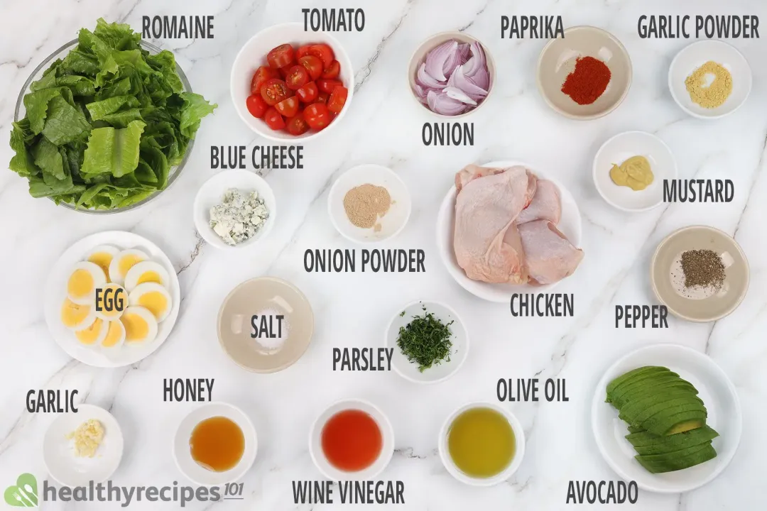 Cobb Salad Ingredients