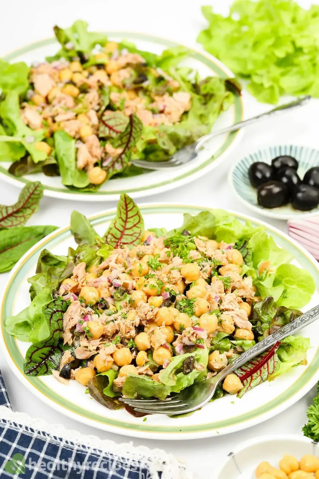 Dressing for Chickpea tuna salad