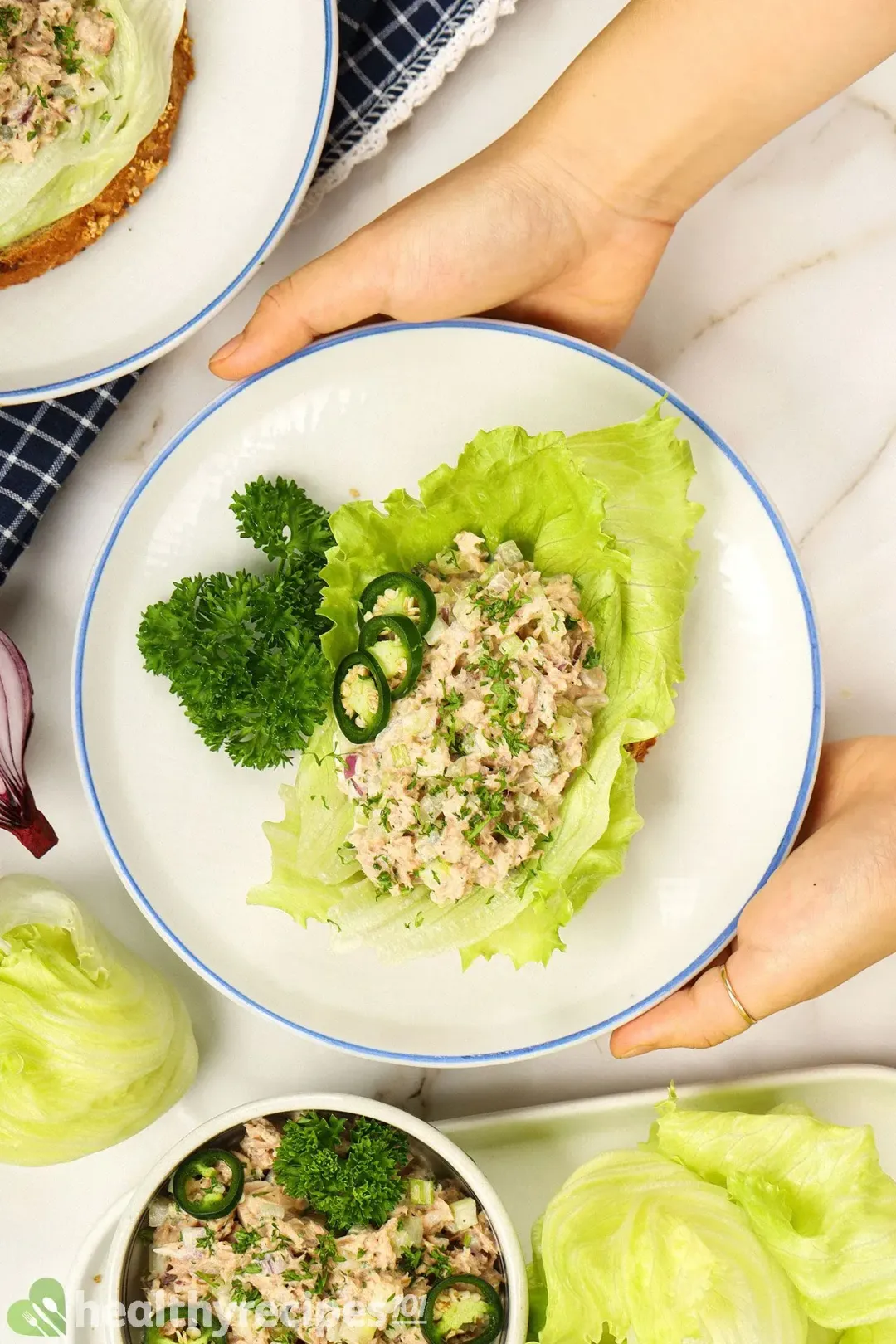 Homemade classic tuna salad recipe