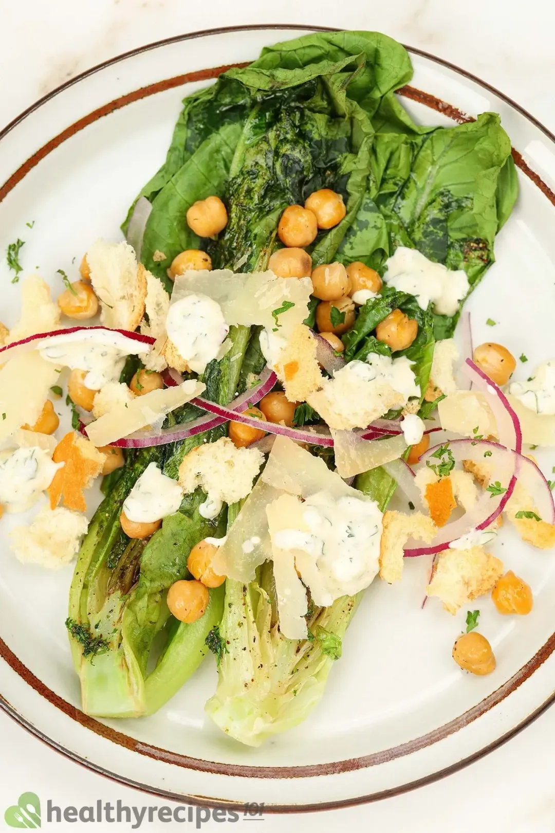 homemade grilled romaine salad recipe