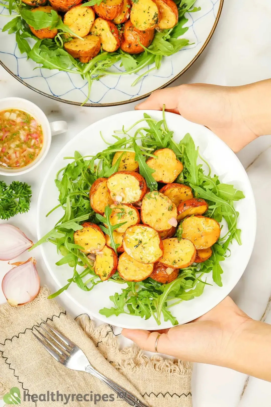 Homemade Roasted Potatoes Salad