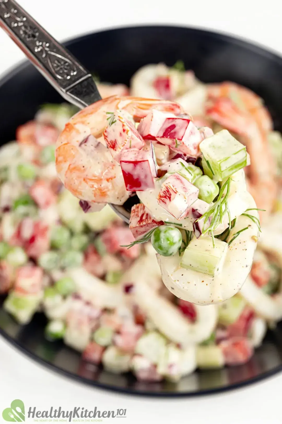 homemade seafood salad